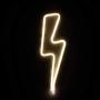 Neon Signs Lightning Bolt Battery Operated and USB Powered Warm White LED Decorative Lights Wall Art Decor for Living Room Office Christmas Gifts Party Decoration(NELB)