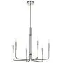 XiNBEi Lighting Chandelier Pendant Light, Nickel Chandeliers with LED Bulb Modern Adjustable Hanging Ceiling Light for Living & Dining Room XB-C1213-6-BN XiNBEi Lighting Chandelier Pendant Light, Nickel Chandeliers with LED Bulb Modern Adjustable Hanging Ceiling Light for Living & Dining Room XB-C1213-6-BN