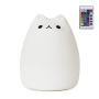 Cat Lamp,GoLine Gifts for 3 4 5 Year Old Girls,Graduation Gifts for Teen Girls,Kids Night Light for Bedroom,Kawaii Kitty Baby Nursery Lamp with Remote Control.