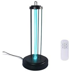 UVC Light Sanitizer 35W 110V, Germ Virus UV Sterilizer Lamp with Timer and Remote Control for Home, Bathroom, Kitchen, Bedroom,School,Office…