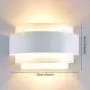 LightInTheBox Modern/Contemporary Wall Sconces 1 Light Wall Light Metal Shade E26/E27 Bulb Base Painting Finish 110-120V White Color
