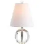 JONATHAN Y JYL2079A Goddard 16'' Crystal Ball/Metal LED Lamp Glam,Transitional,Traditional for Bedroom, Living Room, Office, College Dorm, Coffee Table, Bookcase, Clear
