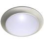 Gruenlich LED Flush Mount Ceiling Lighting Fixture, 9 Inch Dimmable 15.5W 1050 Lumen, Aluminum Housing Plus PC Cover, ETL and Damp Location Rated, 2-Pack (Nickel Finish-3000K)
