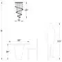Modern Crystal Chandelier Rain Drop Lighting Fixture (5 Lights)