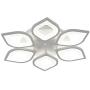 Modern Ceiling Light Acrylic Chandelier LED Ceiling Lamp Flower Shape for Living Room Dining Room Bedroom 85-265V (72W - White)
