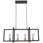 Modern Kitchen Island Light Industrial Ceiling Pendant Chandelier for Dining Room, Kitchen Hanging Lighting Fixture 4 Light Lamp, Black Modern Kitchen Island Light Industrial Ceiling Pendant Chandelier for Dining Room, Kitchen Hanging Lighting Fixture 4 Light Lamp, Black