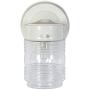 Design House 500181 Jelly Jar 1 Light Indoor/Outdoor Wall Light, White