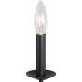 LOG BARN Farmhouse Chandelier, 5-Light Black Chandelier, Dining Room Hanging Light Fixture with Crystal Pendants, 24.5” Dia