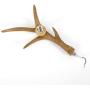 Resin Antler Chandelier 4/6-Light Deer Horn Pendant Lamp Indoor Decorative Lighting Fixtures for Dining Room, Living Room, Bar, Cafe (6 Lights)