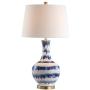 JONATHAN Y JYL3054B Tucker 30.5'' Ceramic/Metal LED Lamp Contemporary,Transitional for Bedroom, Living Room, Office, College Dorm, Coffee Table, Bookcase, Blue