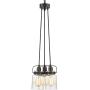 Progress Lighting P400132-020 Calhoun Three-Light Chandelier, Antique Bronze