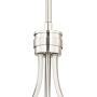 Deco Brushed Nickel Mini Pendant Light 12 1/2'' Wide Modern Art Deco Marbleized Glass Bowl Fixture for Kitchen Island Dining Room - Possini Euro Design