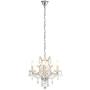 Saint Mossi Crystal Maria Therese Chandelier Lighting 4 Lights H17” W18''