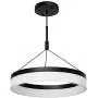 Modern Black LED Chandelier with Hanging Pendant Lighting Ceiling Light Fixtures for Living Room Dining Room Kitchen Island Bedroom (15.7 Inches) Cool Light, 6000 K, 26W, 3120lm Modern Black LED Chandelier with Hanging Pendant Lighting Ceiling Light Fixtures for Living Room Dining Room Kitchen Island Bedroom (15.7 Inches) Cool Light, 6000 K, 26W, 3120lm