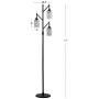 JONATHAN Y JYL8012A Lewis Style 71'' Multi-Light LED Floor Lamp, Tiffany, Traditional for Bedroom, Living Room, Bronze