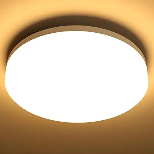 LE Flush Mount Ceiling Light Fixture Waterproof LED Ceiling Light for Bathroom Porch, 3000K Warm White 15W (100W Equivalent) 1250lm Ceiling Lamp for Kitchen, Bedroom, Closet, Hallway, Non Dimmable LE Flush Mount Ceiling Light Fixture Waterproof LED Ceiling Light for Bathroom Porch, 3000K Warm White 15W (100W Equivalent) 1250lm Ceiling Lamp for Kitchen, Bedroom, Closet, Hallway, Non Dimmable