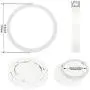 LED Flush Mount Ceiling Light,12W Ceiling Light Fixture Led Lights for Bedroom,Garage Light,Kitchen Light Fixtures,Hallway,Laundry,Stairway,Bright Daylight White 6500K 6.6inch