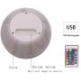 USB Rechargeable Night Light RGB LED Mood Light for Home Party Bedroom Decoration Lighting