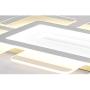 LITFAD Rectangular LED Flush Light Minimalist Acrylic Ultrathin Ceiling Lamp, Modern Pandent Light for Dinning Room Bedroom Living Room - 23.5'' Length, White Light