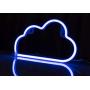 Blue LED Cloud Night Light neon Signs for Wall Decoration Battery and USB Operated Aesthetic Room Decor neon Sign neon Lights for Kids Room, Bar, Living Room, Christmas, Party, Wedding, Halloween