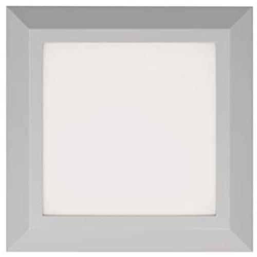 Ultra Slim 7 Inch LED Ceiling Light Fixture | Square Surface Mount 1100LM Dimmable Lighting for Kitchen, Bathroom, Bedroom, Closet, Porch | Luxurious ETL Flush Mount Light | White Finish / 4000K