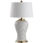 JONATHAN Y JYL4024A Arthur 29'' Ceramic LED Lamp Traditional,Transitional for Bedroom, Living Room, Office, College Dorm, Coffee Table, Bookcase, Cream