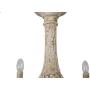 Febfurniture French Country Farmhouse Wood Chandelier,6-Light Rustic Ceiling Light Fixture with Fixture …