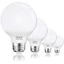 Vanity Light Bulb 5000K Daylight,G25 LED Globe Light Bulbs for Bathroom Vanity Mirror,Cotanic E26 Medium Base,5W 60W Incandescent Equivalent,500LM,Non-dimmable,4 Pack