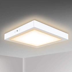 Unicozin 24W Led Ceiling Light 2700K Warm White, 2000LM, 150W Equivalent, 11.8in Square Ceiling Lamp for Kitchen, Bedroom, Living Room, Hallway, Non Dimmable