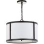 JONATHAN Y JYL3510A Thatcher 17'' Metal LED Pendant Light, Traditional, Transitional for Kitchen, Living Room, Oil Rubbed Bronze