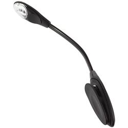 Gilroy Portable Mini White LED Booklight Light Lamp Clip On Book for Reading Lamp