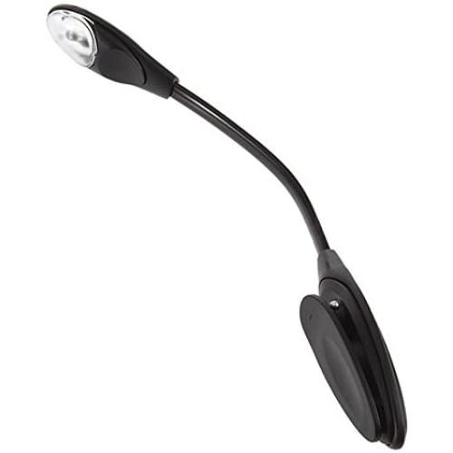 Gilroy Portable Mini White LED Booklight Light Lamp Clip On Book for Reading Lamp