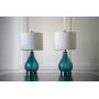 Decor Therapy MP1054 Table Lamp, Emerald Blue Green, 2 Count