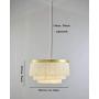 Saimmaa Romantic Tassel Pendant Lighting Chandeliers Creative Modern Ceiling Lights 3 Tiers in White