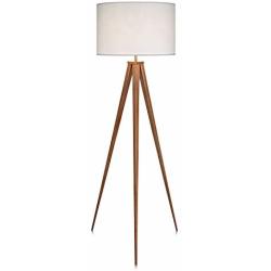 Versanora VN-L00007 Romanza Tripod Metal Legs LED Floor Lamp, White