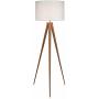 Versanora VN-L00007 Romanza Tripod Metal Legs LED Floor Lamp, White