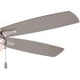 Minka-Aire F534L-BN Lun-Aire With Light 54 Inch Ceiling Fan with Integrated 17W LED Light in Brushed Nickel Finish