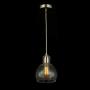 KRASTY Modern Brushed Nickel Seeded Glass Pendant Light Fixtures Mini Adjustable Pendant Lighting Chorme Ceiling Pendant Light, Pendant Lamp for Kitchen Island Dining Room Bedroom