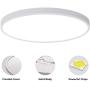 LED Flush Mount Ceiling Light, 12inch 24W Lighting Fixture, 5000K Daylight White Lights, 3200LM Flat Modern Round Light Fixture, 250W Equivalent Ceiling Lamp for Bedroom, Bathroom, Kitchen, Corridor