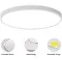 LED Flush Mount Ceiling Light, 12inch 24W Lighting Fixture, 5000K Daylight White Lights, 3200LM Flat Modern Round Light Fixture, 250W Equivalent Ceiling Lamp for Bedroom, Bathroom, Kitchen, Corridor