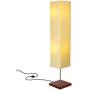 Brightech - Tranquility LED Floor Lamp for Living Rooms & Bedrooms – Mid Century Modern Minimalist, Ambient Light – Perfect for Beside The Bed or Office, Corner Lamp - Havana Brown