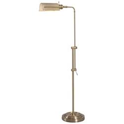 Kenroy Home 33055AB Denton Floor Lamps, Antique Brass