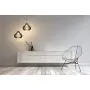 Black Wooden Ceiling Pendant Light. Modern & Contemporary Hanging light fixture with Adjustable Cord for Kitchen, Dining or Living Room, Bedrooms or Office Space Max 60 Watt (NEW VERSION)