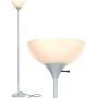 Brightech Sky Dome - Very Bright LED Torchiere Floor Lamp for Living Rooms & Offices– Dimmable Modern Standing Lamp – Tall Pole Light for Bedrooms – LED Bulb Included - Platinum Silver Brightech Sky Dome - Very Bright LED Torchiere Floor Lamp for Living Rooms & Offices– Dimmable Modern Standing Lamp – Tall Pole Light for Bedrooms – LED Bulb Included - Platinum Silver