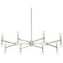 Marya Brushed Nickel Large Chandelier 37 3/4'' Wide Modern 16-Light Fixture for Dining Room House Foyer Kitchen Island Entryway Bedroom Living Room - Possini Euro Design