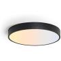 SviDau Flush Mount LED Ceiling Light Fixture Black 12 Inch 24 Watt Round Dimmable Ceiling Light for Bedroom Living Room Kitchen Hallway 3 Color Temperatures in One(3000k/4000k/6500k)