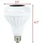 LED Wireless Bluetooth Light Bulb RGB E27 12W Music Playing lamp,Changing Color,Built-in Audio Speaker with Remote Control for Home, Bedroom, Living Room, Party Decoration