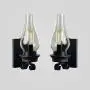 LightInTheBox Retro Rustic Nordic Glass Wall Lamp Bedroom Bedside Wall Sconce Vintage Industrial Wall Light Fixtures (2 pcs)