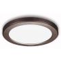 Youtob LED Ceiling Light Flush Mount with Adjustable 3 Colors, 15W 1500lm Round Lighting Fixture for Kitchens, Closets, Hallways, Stairwells, Bedrooms(3000k/4000k/5000k Available) (Bronze)