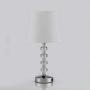 CLK Crystal Table Lamp with 2 USB Charging Ports, Modern Bedside Lamp with K9 Crystal, USB Table Lamp for Bedroom, Living Room, Children Room, Office (Bulb Included)